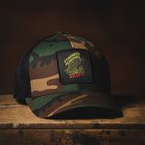Cleverness Kills Camo Trucker Hat