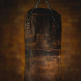 Vintage Leather Punching Bag Savage Gentleman
