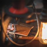 Tradesman Wallet- Vintage Brown Leather Goods Savage Gentleman