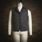 "The Porter" Reversible Leather Vest Savage Gentleman