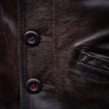 Vintage Leather Vest Savage Gentleman