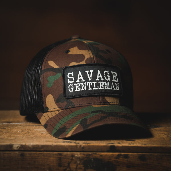 Savage Gentleman "Stacked" Logo Camo Hat