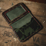 Portemonnee voor een camouflagehandelaar