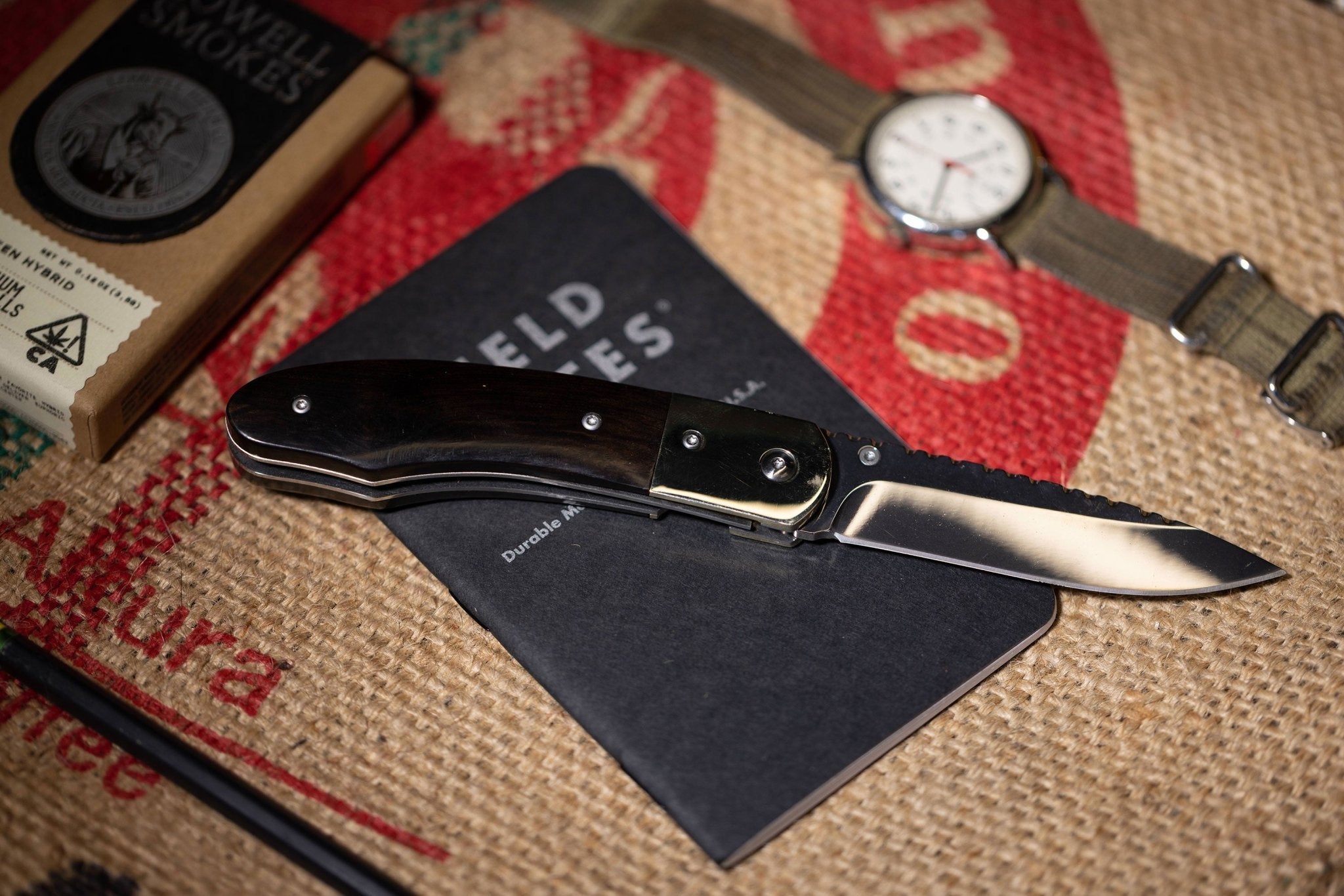 Classic Folding Knife Making Kit Savage Gentleman