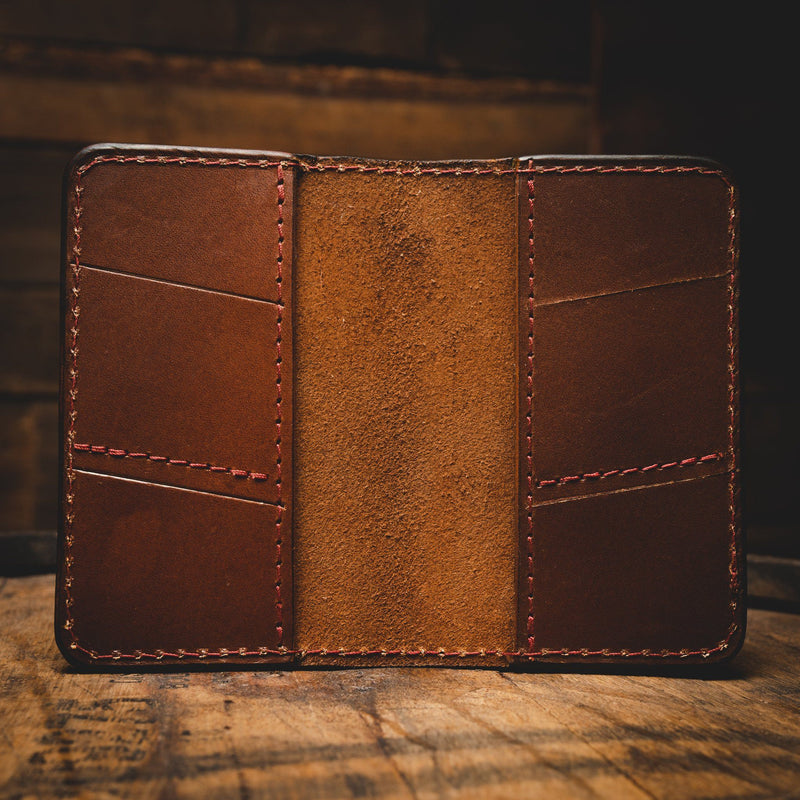 Expedition Wallet- Vintage Brown Leather Goods Savage Gentleman 
