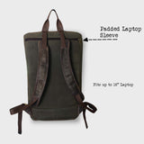 Le sac à dos Jack avec pochette rembourrée pour ordinateur portable. Convient aux MBP 16".
