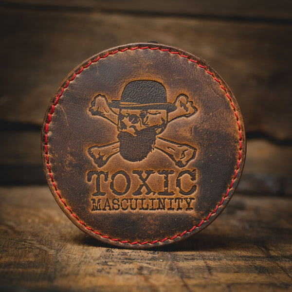 Toxic Masculinity Coaster Leather Goods Savage Gentleman 