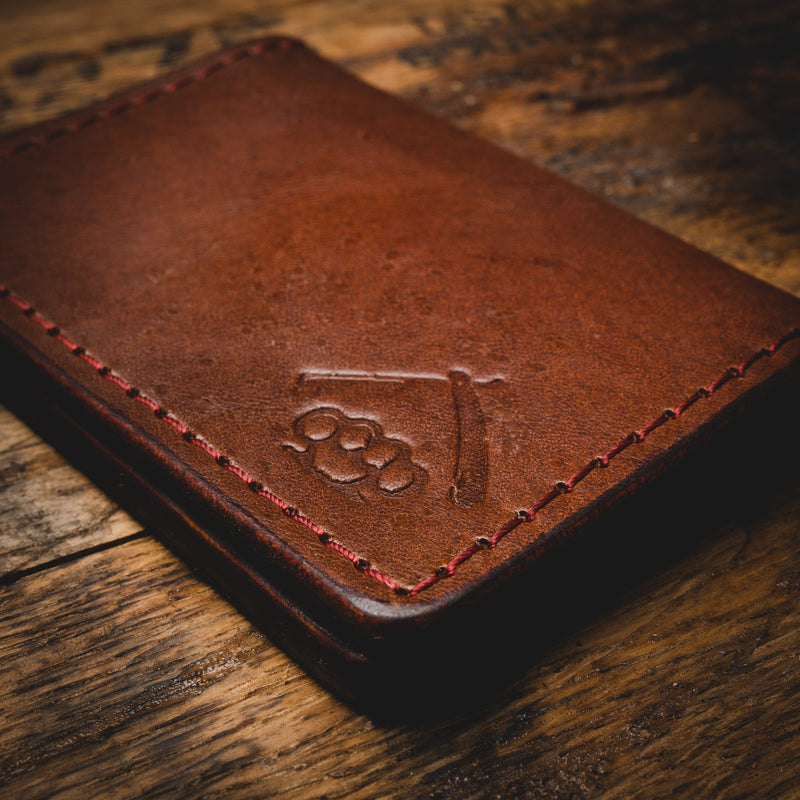 Tradesman Wallet- Vintage Brown Leather Goods Savage Gentleman 
